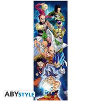 Poster de porte Dragon Ball Super - P.Derive - Groupe - Rectangulaire - 53 cm