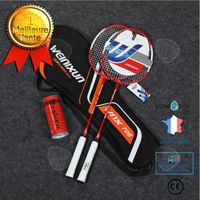 Raquette de badminton TD® Cadre en forme d'œuf Forte élasticité Poignée antidérapante