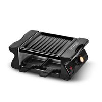 Raclette - KITCHEN COOK - RC PILATUS - 4 personnes - 650W - Plaque grill antiadhésive