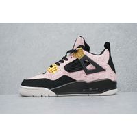 Chaussures de basket Jordan Air 4 - Jordan - Noir Rose - Lacets - Synthétique - Mixte