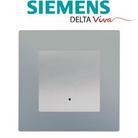 Siemens - Va et Vient à Voyant  Silver Delta Viva + Plaque Silver