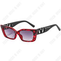 TD® Lunettes de soleil œil-de-chat grandes lunettes de soleil V femmes petit cadre nouveau pare-soleil anti-ultraviolet