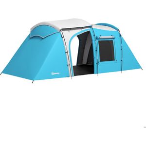 TENTE DE CAMPING Tente de camping Outsunny familiale 3-4 personnes 