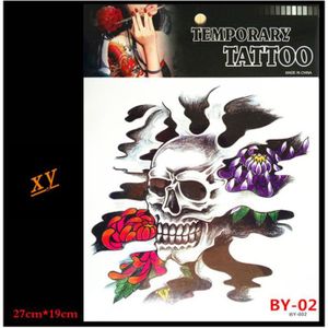 Tatouage Temporaire Réaliste Femme Motif Fleur Tête De