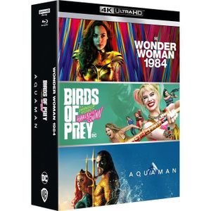 BLU-RAY FILM Aquaman + Birds of Prey + Wonder Woman 1984 [4K Ul