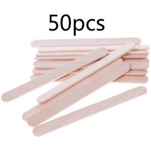 Plat x50 Crème Glacée Lolly Sticks Lollipop Artisanat Modèle 93 mm x 10 mm x 2 mm Epilation