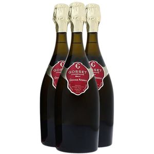 CHAMPAGNE Champagne Grande Réserve Brut Blanc - Lot de 3x75cl - Champagne Gosset - Cépages Chardonnay, Pinot Noir, Pinot Meunier