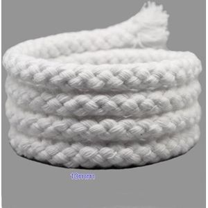 Corde /élastique noire et blanche de 4 mm de diam/ètre de type cordon de serrage 10M blanc