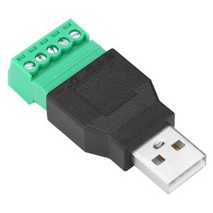 BALISE - BORNE SOLAIRE  Connecteur de borne USB - Prise de Borne Durable - Noir