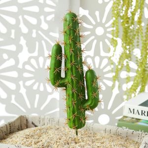 FLEUR ARTIFICIELLE Plantes - Composition florale,Cactus artificiel en plastique,succulente plante en Pot,sans Pot,Simulation - Style 17[A6]