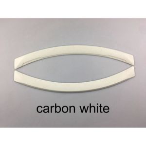 PORTIÈRE DE VOITURE  fibre de carbone blanc - Protecteur de sourcil de 