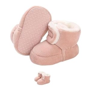 BABIES Chaussures Premier Pas Antidérapantes pour Bébés à Semelle Souple - Rose - Bébé Garçons Filles - Taille S/M/L