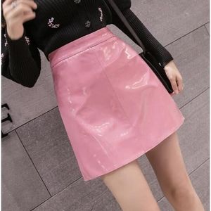 Jupe femme noire simili cuir Cdiscount