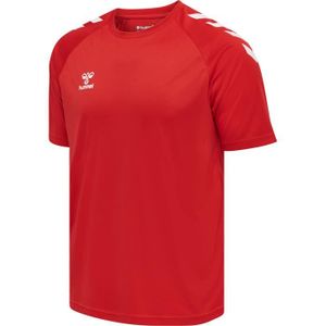 T-SHIRT MAILLOT DE SPORT T-shirt Homme Hummel Core Poly - Rouge - Sport - Confortable - Adulte