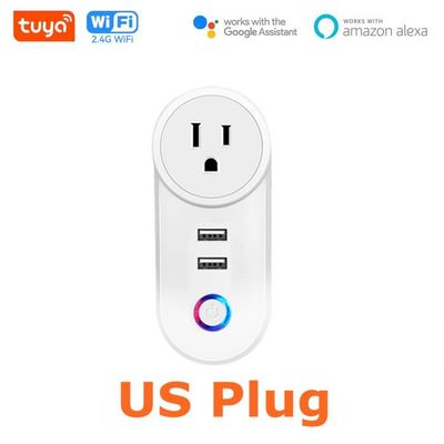 Zigbee NOUS 15A-Zigbee-Multiprise intelligente Tuya EU, US, UK, JP, 4  prises AC, 2 extensions USB, Alexa, Goo - Cdiscount Bricolage
