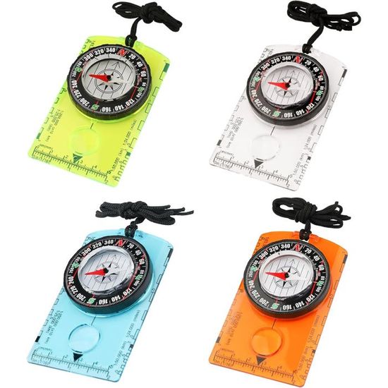 Lot De 9 Boussoles Avec Mousqueton - Boussole Portable Enfants Et Adultes Pour Camping Randonnée