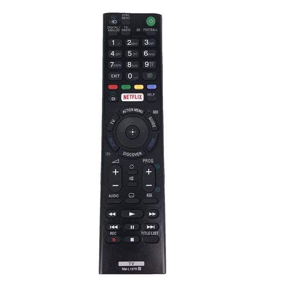 Télécommande Sony RM-TX100D - Compatible TV KD/KDL X8005 à X9305C Et W755C à W809C - Occasion Fonctionnelle