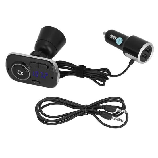 Baseus Transmetteur FM Bluetooth, Bluetooth 5.0 Voiture Adaptateur