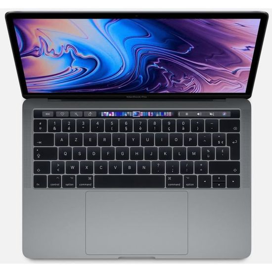 Apple - 13" MacBook Pro Touch Bar - 128Go SSD - Gris Sidéral