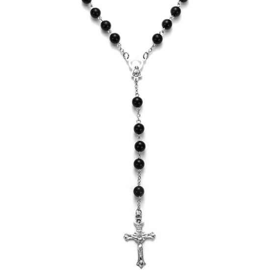 Chapelet en Perles - Communion Médaille Miraculeuse - Argenté | La Boutique des Chrétiens
