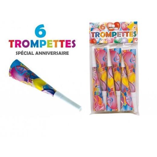 Trompette Anniversaire Achat Vente Deco De Fete Murale Cdiscount