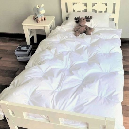Couette Enfant Pottery Barn – Taille Queen, Vert Clair, Motif Cachemire, Coton