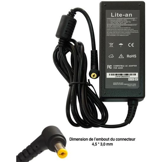 Original 19V 3.42A 65W PA-1650-86 For Acer Aspire E11 E14 E15 E17 V5 E3 E5 ES1 e