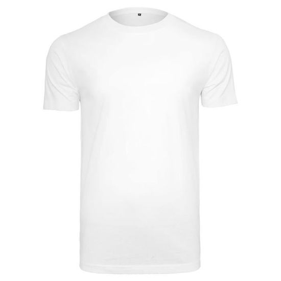 Build Your Brand T- Shirt Round Neck Homme, Blanc (Blanc), M