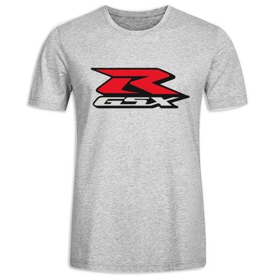 T Shirt avec imprim en Japan Car Logo Suzuki Gsxr Manche Courte