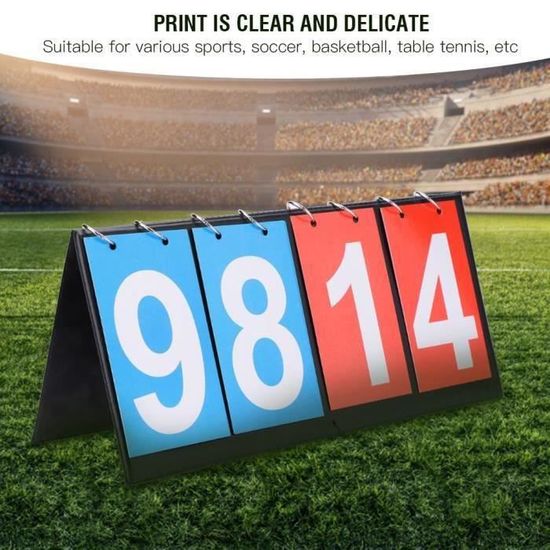 Tableau De Score Portable Étanché Détachable - Pour Volley, Tennis, Basketball Et Sports Intérieurs