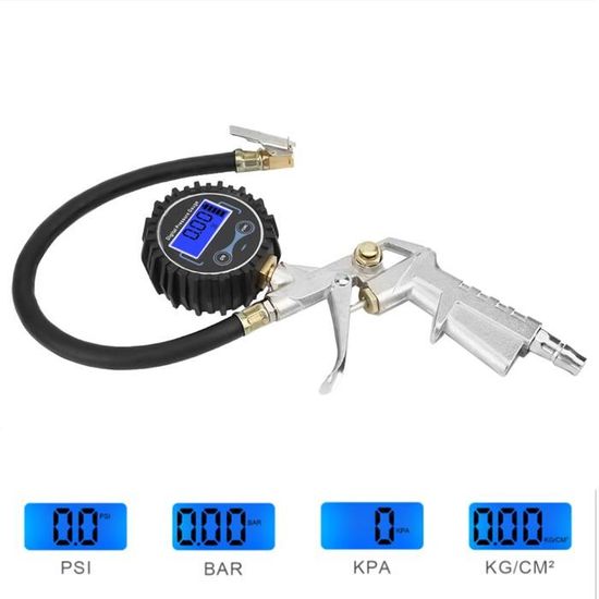 Testeur Pression Digital Manomètre Digital Keenso - Jauge Pression Pneus 0-200 PSI - Écran LCD - Alarme Automatique - Pour Voiture, Moto, Vélo Manomètre LCD Voiture Testeur Pression Digital Manomètre Digital Keenso - Jauge Pression Pneus 0-200 PSI - Écran LCD - Alarme Automatique - Pour Voiture, Moto, Vélo Manomètre LCD Voiture