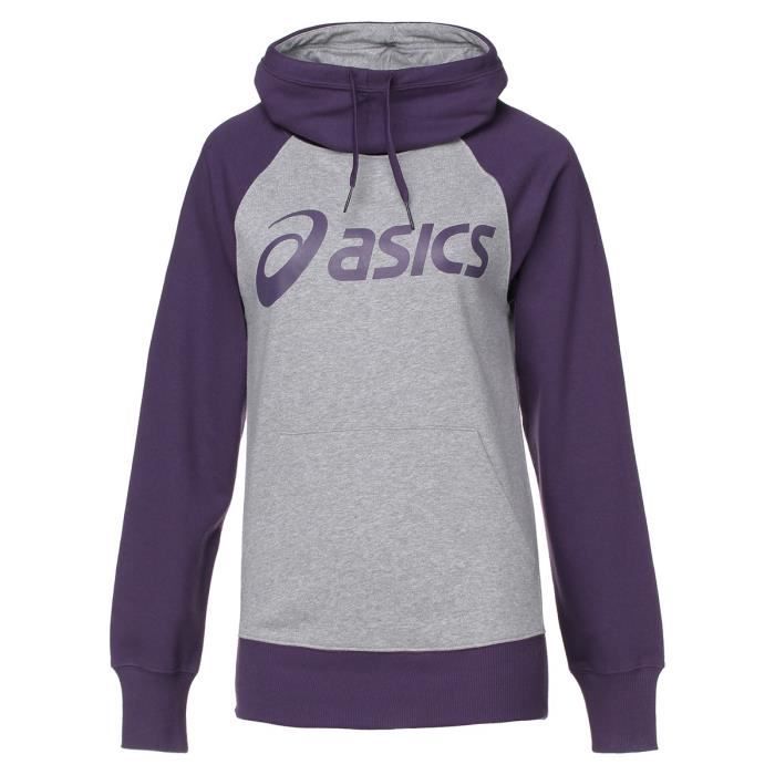 sweat asics fille bleu
