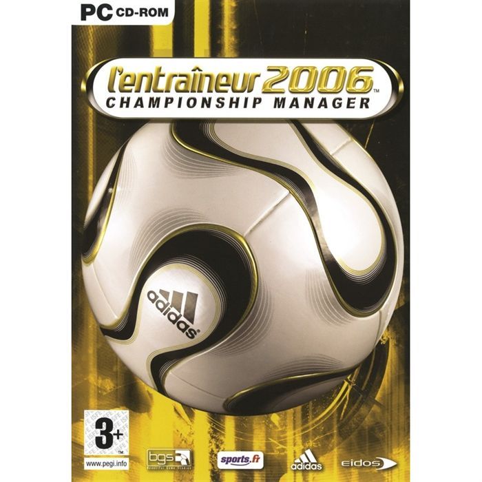 Lentraineur 2006 Championship Manager / Jeu PC Cd