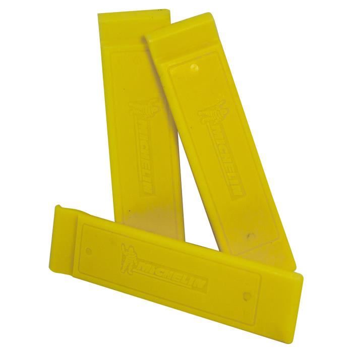 Lot De 2 Démonte-pneus De 61 Cm – Pour Moto, Scooter, Quad – Acier Chromé, Une Extrémité Plate Et Une Recourbée
