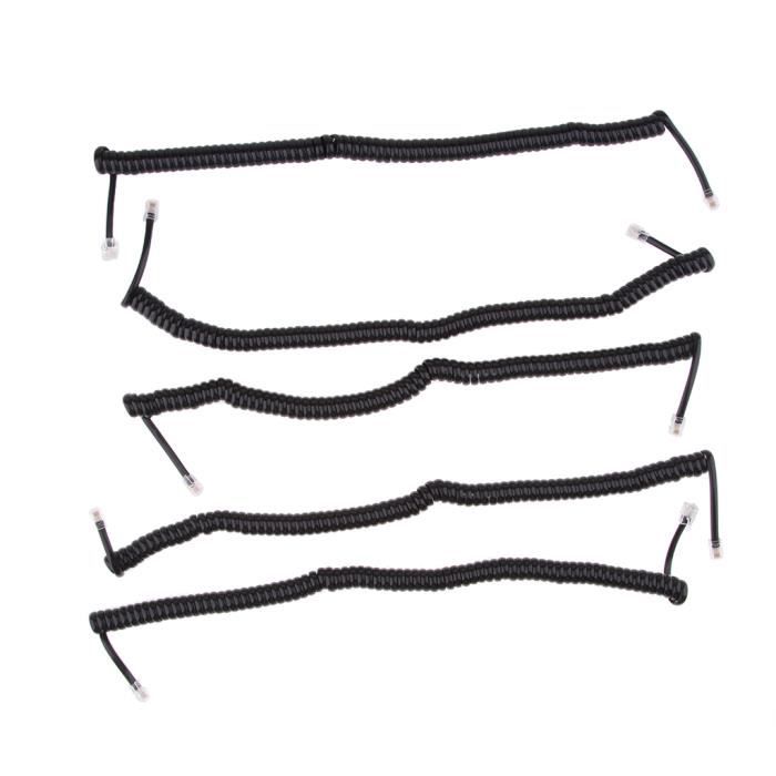 TELEPHONE FIXE - PACK TELEPHONES 5pcs cordon téléphonique