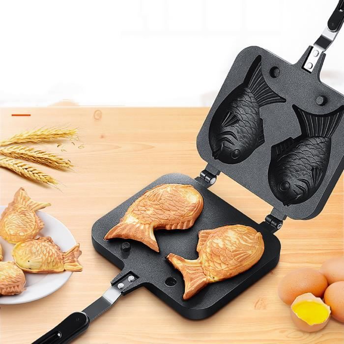 Crêpes japonaises en forme de poisson ustensiles de cuisson pour gaufriers à cuire au four en forme de poisson 2