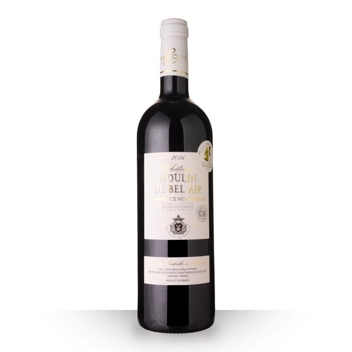 Château Moulin de Bel Air 2016 AOC Bordeaux Supérieur - 75cl - Vin Rouge