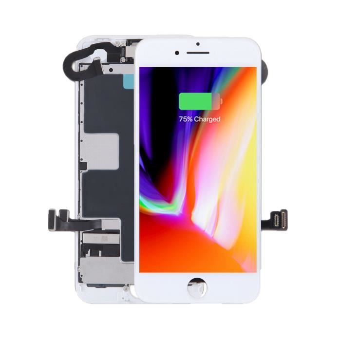（BLANC） Écran LCD + Vitre Tactile pour IPhone 8