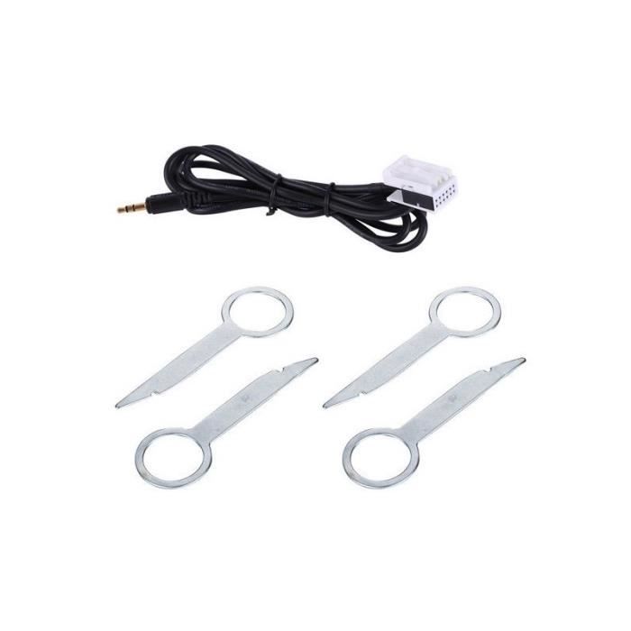 Cable auxiliaire mp3 pour autoradio RNS2 VW TOUAREG + cles