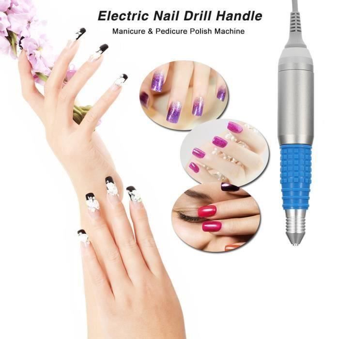Outil de manucure Poignée Remplaceable pour Nail Art Ponceuse électrique 30000rpm