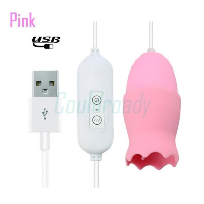 Jouets sexuels pour femme 7 vitesses Clitoris Oral succion stimulateur langue vibrateur mamelon ventouse - Type 12 Speed Pink A