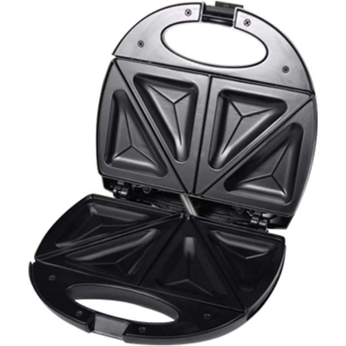GAUFRIER Mini Machine Sandwich Gaufres Crecircpes PortableGaufrierGaufrier agrave sandwich eacutelectrique agrave double pot ant1331