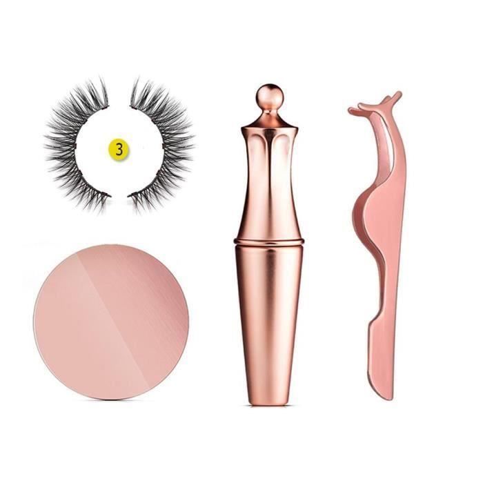 UMIWE Kit de Faux cils Eye-liner magnétique une paire de cils Scorpion ad811
