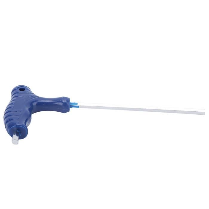 Fdit clé hexagonale de 4 mm Clé hexagonale à poignée en T Outils de quincaillerie ergonomiques en acier inoxydable de 4 mm pour