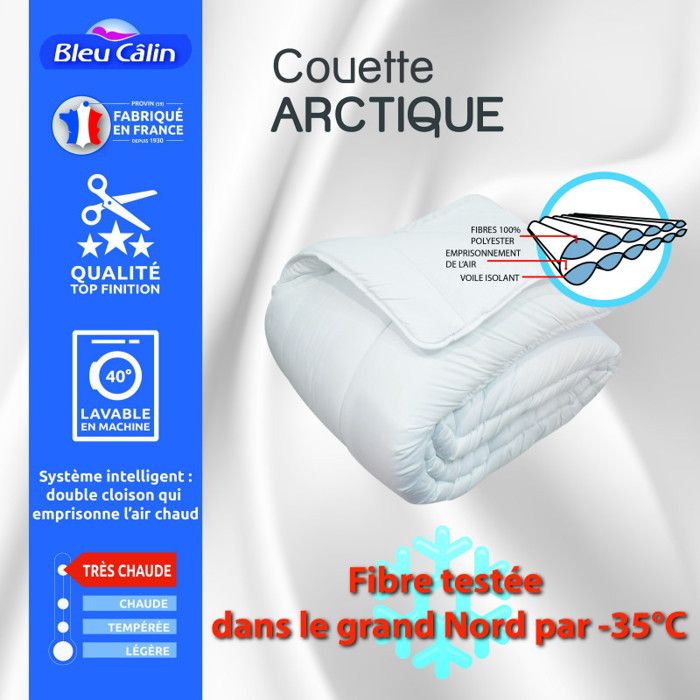 Couette Arctique 240 x 260 cm pour lit \