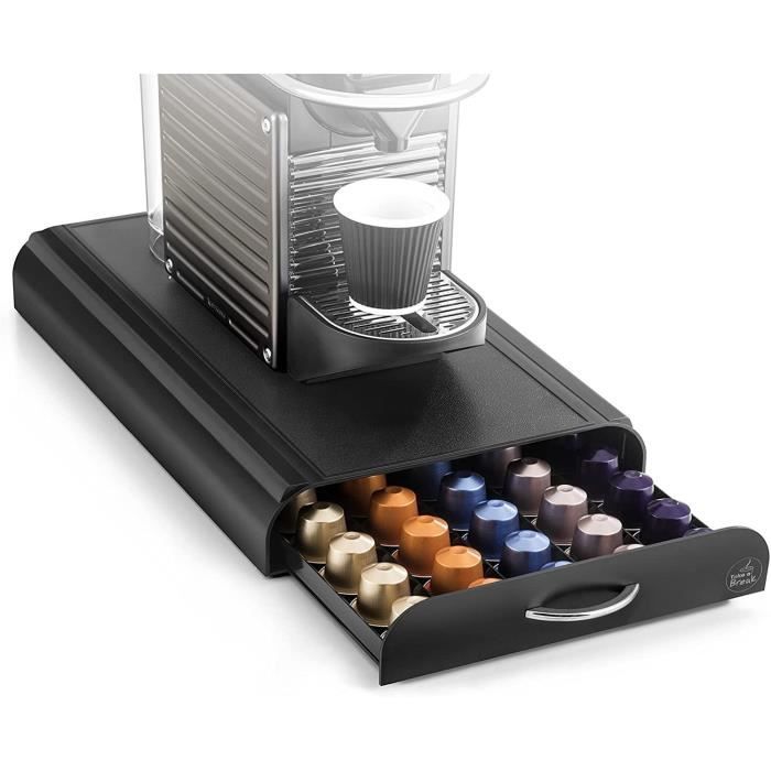 CEP Take a Break - Range-dosettes sous cafetière compatible Nespresso et Special. T - Plastique - Noir - 23,4 x 40,5 x 6 éléments