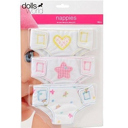 Dolls World Couche en Tissu pour poupées - 8677