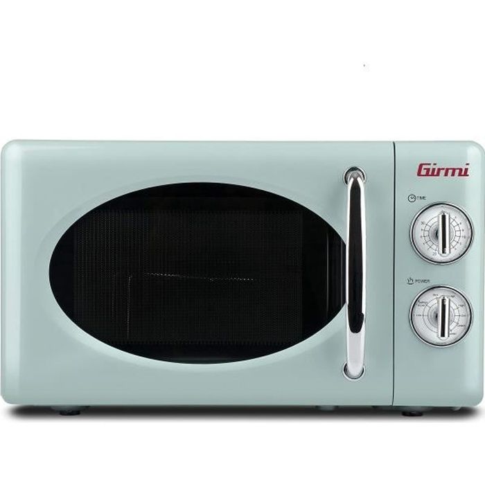 Girmi FM21 Four à micro-ondes avec compartiment, design vintage, 20 litres, 700 + 800 W