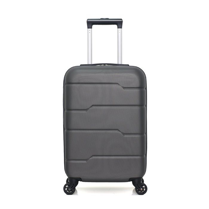 HERO – VALISE CABINE - ABS – 55cm – 4 roues – PAMIR – GRIS FONCE