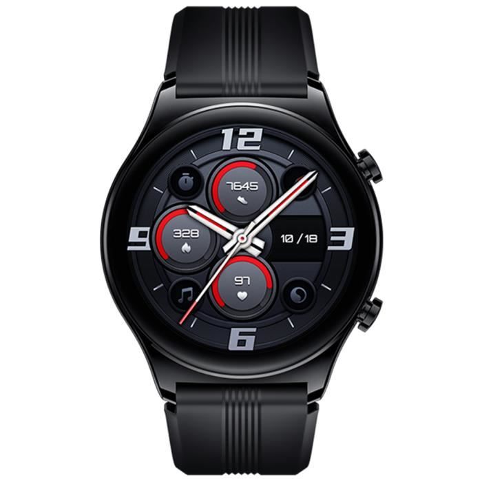 Montre Connectée HONOR Watch GS 3 MUS-B19 Noir 1.43 inch Fitness-Tracker SpO2 GPS&GLONASS smartwatch